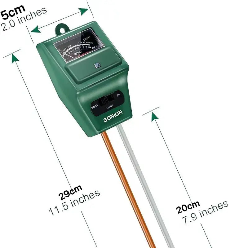 Soil pH Meter and Moisture Tester for Garden Care