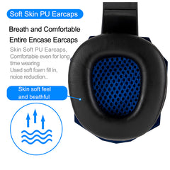 Wired Gaming Headphones with Light Up Feature