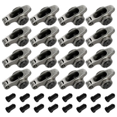 AP02 16Pcs Roller Rocker Arms Kit 1.50 x 3/8" Self-Aligning for Small Block Chevy SBC 305 327 350 400 Engine