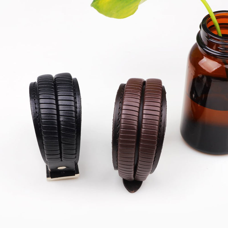 Multilayer Braided Leather Bracelet for Men
